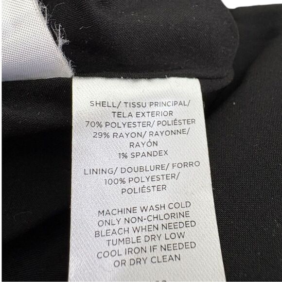 Ann Taylor Houndstooth Plaid Straight Pencil Skirt Academia Stretch Career 2 - Picture 6 of 6